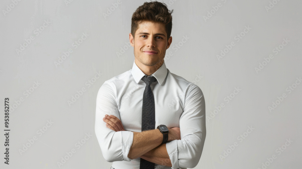 Confident Businessman. Confident Businessman.