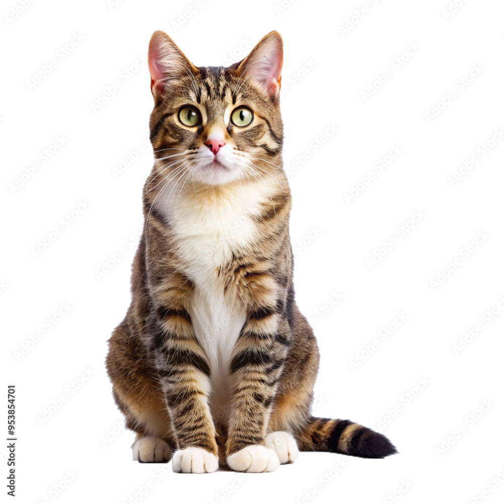 Obraz premium A cat standing with a Transparent background