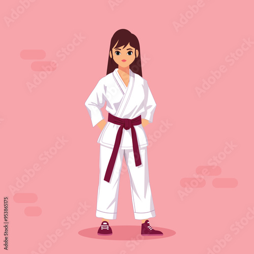 Women in Karate Dress