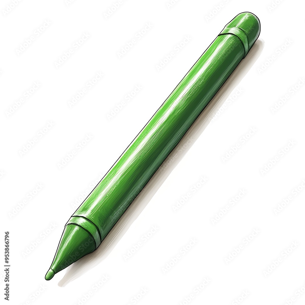 green pencil isolated on white
green pencil isolated on white
