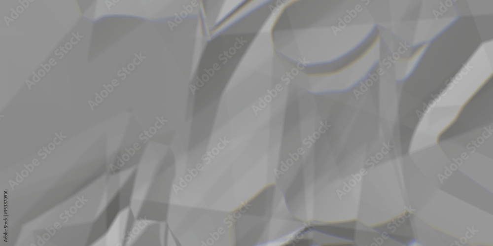 Fototapeta premium Gray crumpled paper texture background. white fabric crushed textured crumpled. white wrinkly backdrop paper background. gray paper texture material.panorama grunge wrinkly paper texture.paper texture