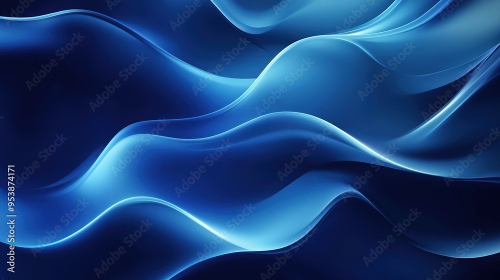 Abstract Blue Wave Background Abstract Blue Wave Background