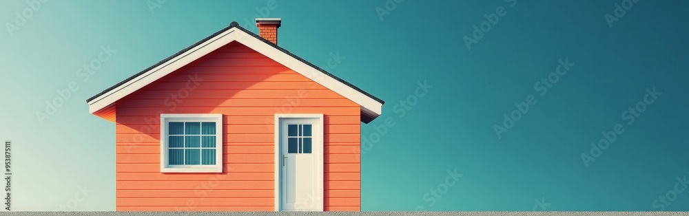 Modern Minimalist Blue House Concept Modern Minimalist Blue House Concept