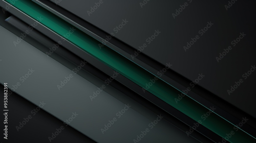 A modern abstract design featuring layered geometric shapes in dark tones with a hint of teal, ideal for backgrounds or digital art. A modern abstract design featuring layered geometric shapes in dark tones with a hint of teal, ideal for backgrounds or digital art.