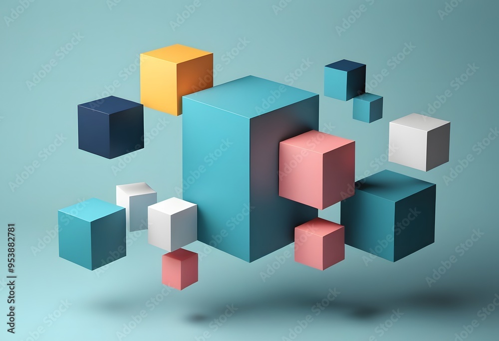 3d render, abstract minimal geometric background. Blue balls placed on cylinder pedestal steps. Isolated objects, primitive shapes. Successful business concept, one of a kind, advantage metaphor.
3d render, abstract minimal geometric background. Blue balls placed on cylinder pedestal steps. Isolated objects, primitive shapes. Successful business concept, one of a kind, advantage metaphor.