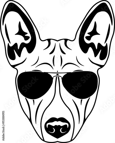 Basenji In Sunglasses
