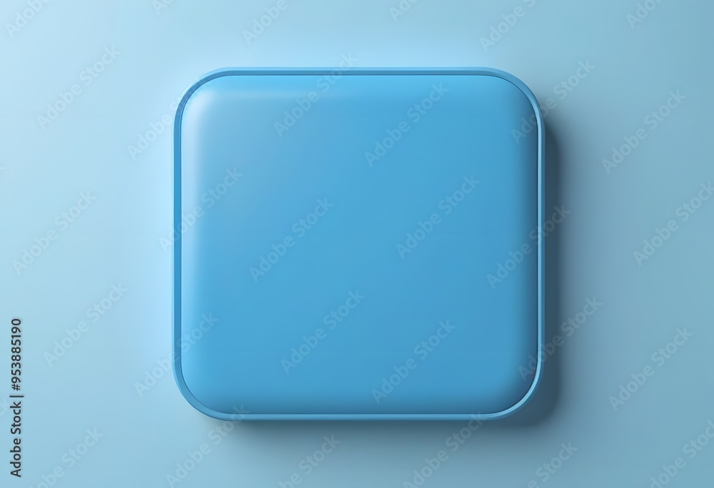 Blue Blank button Blue Blank button