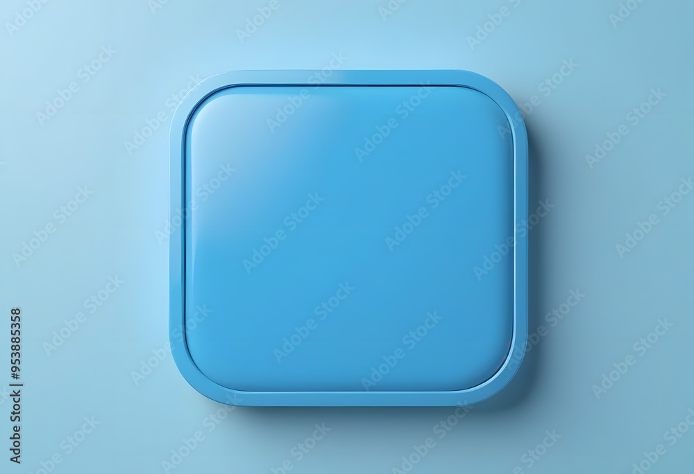 Blue Blank button Blue Blank button