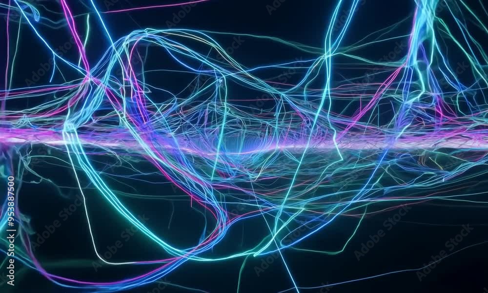 Abstract Neon Light Trails Abstract Neon Light Trails