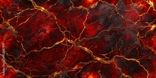 The background pattern is seamless. The stone is vinous with gold veins. Vinous gold marble stab.