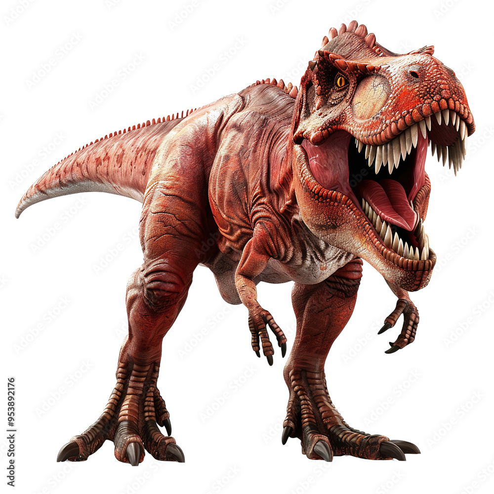 Red T-Rex Dinosaur Illustration
Red T-Rex Dinosaur Illustration