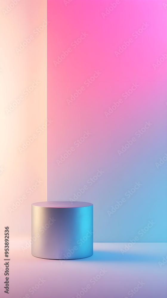 A minimalist decoration backdrop with a smooth gradient of colors, providing ample copy space for branding A minimalist decoration backdrop with a smooth gradient of colors, providing ample copy space for branding