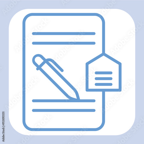 Property Sale Agreement icon Design