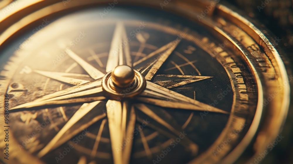 Antique Compass: Guiding Towards Adventure Antique Compass: Guiding Towards Adventure