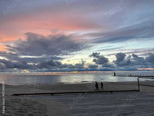 Tapety artystyczne South haven sunset