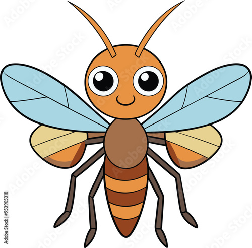 Crane fly insect victor art