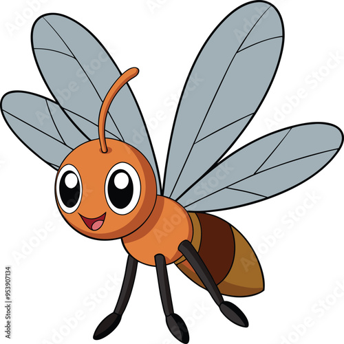 Crane fly insect victor art
