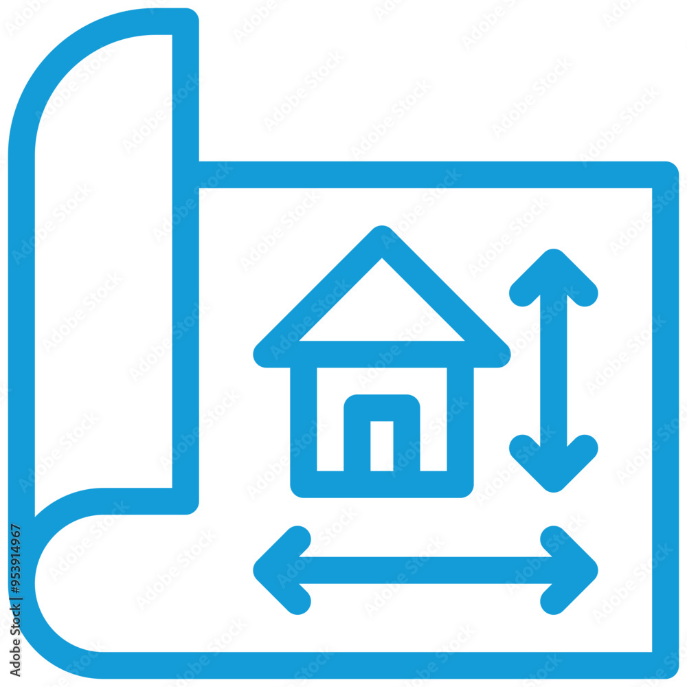 Blue print icon Blue print icon
