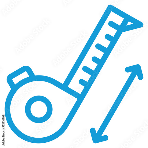 Measure tape icon