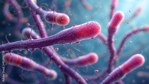 Clostridium Botulinum The Drumstick Bacterium photo
