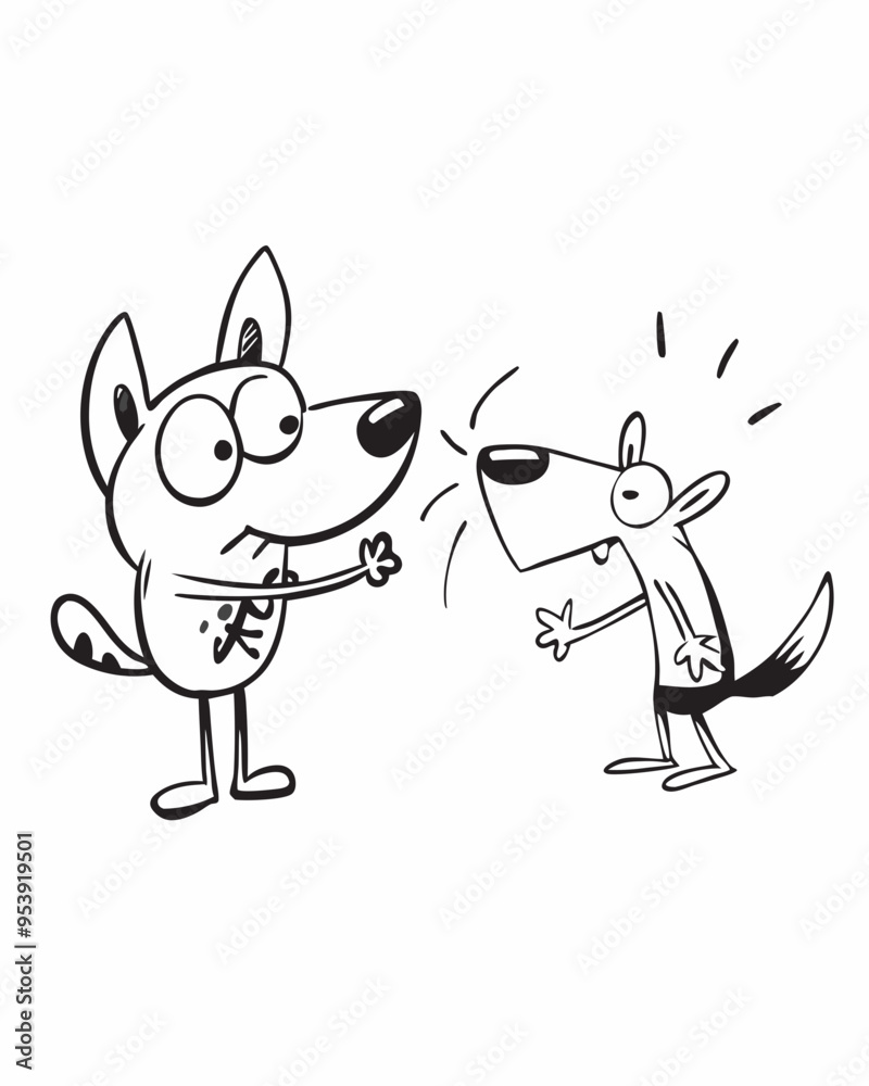 Adorable cat and dog friendship smiling, funny and fluffy kitten and puppy sitting together mascot. Cute cat and dog flat illustration cartoon. Adorable cat and dog friendship smiling, funny and fluffy kitten and puppy sitting together mascot. Cute cat and dog flat illustration cartoon.