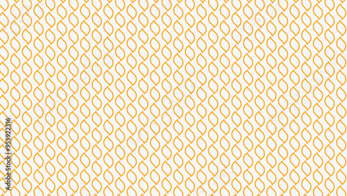 Seamless Geometric Pattern In gold and white color. Vector set of lines, linear tiling, stripy weaving, optical maze, twisted stripes. Collection of modern textures for design and background.