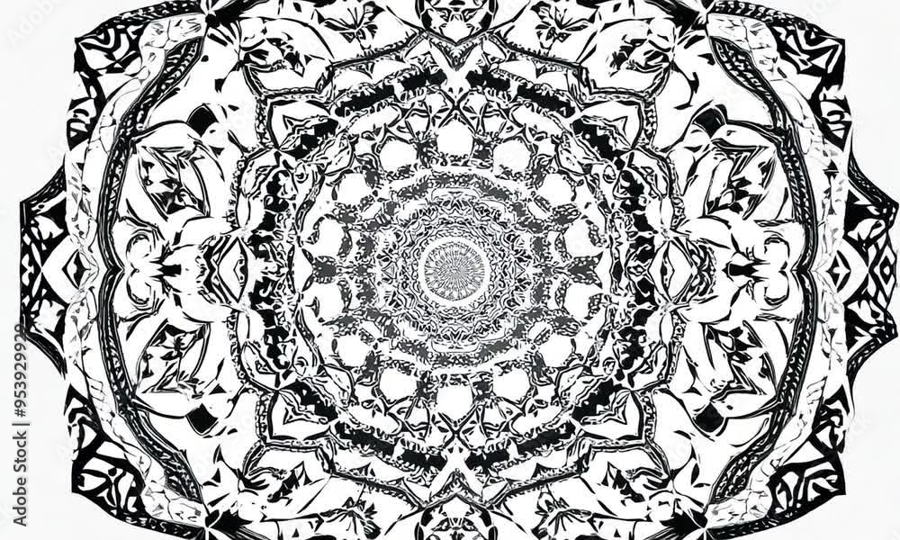 Abstract Mandala Pattern Abstract Mandala Pattern