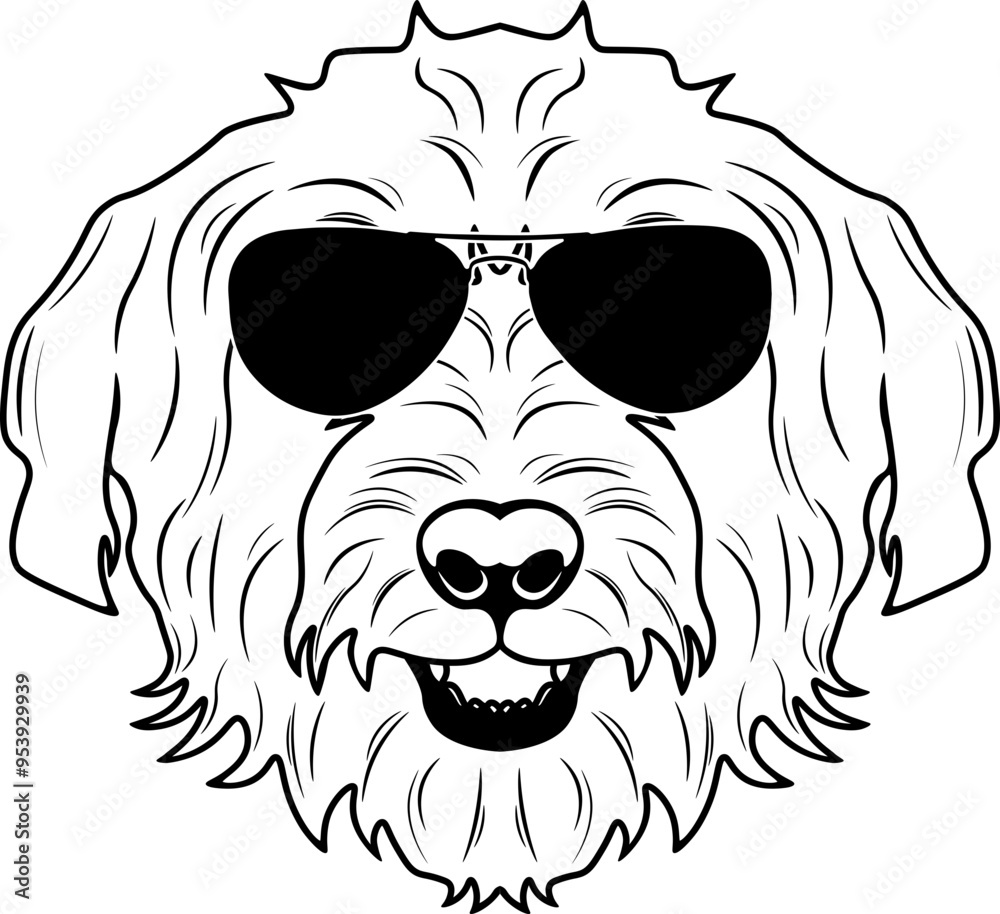 Obraz premium Glen of Imaal Terrier In Sunglasses