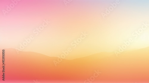 A soft gradient landscape blending warm colors, evoking a serene and calming atmosphere.