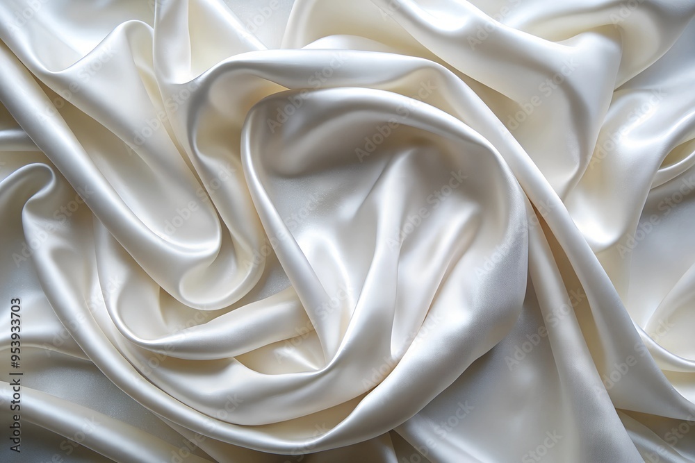 texture of white silk, silk fabric background texture of white silk, silk fabric background