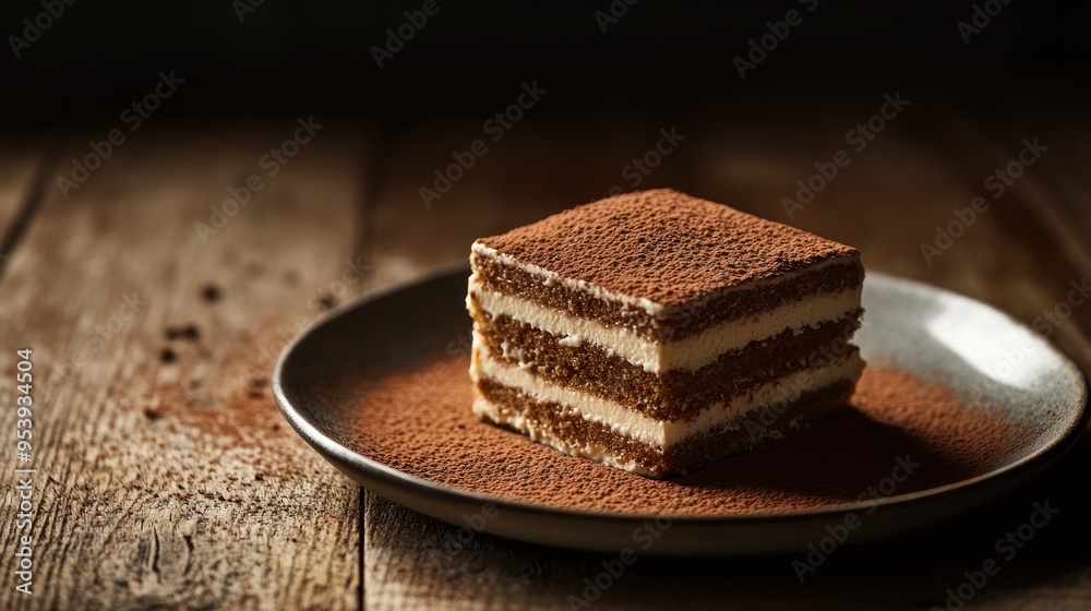 A Delicious Slice of Tiramisu A Delicious Slice of Tiramisu