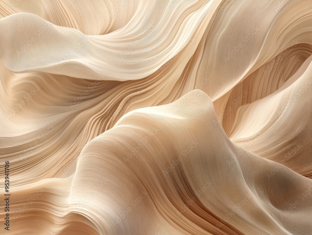 Wavy Fabric Close Up Wavy Fabric Close Up