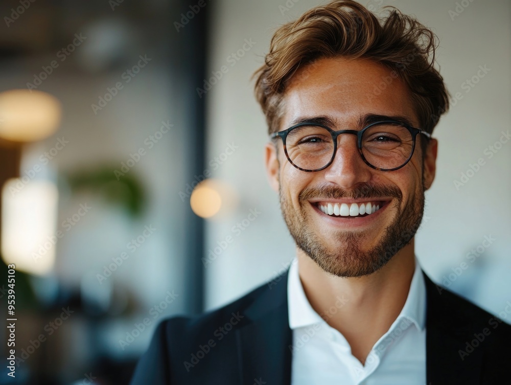 Businessman with smile Businessman with smile
