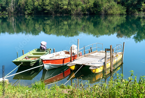 boat on the river