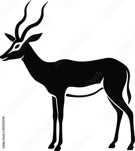 deer silhouette vector