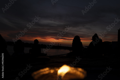 Sunset Serenity by the Marina di Pisa: A Tranquil Moment at Dusk