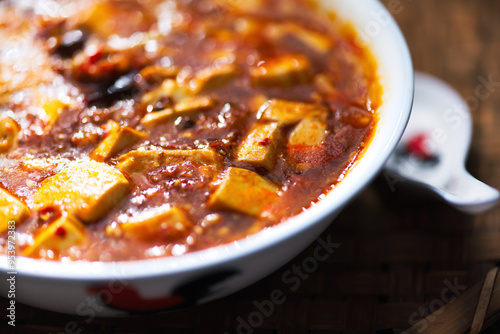Obraz na płótnie traditional chinese mapo tof w salonie