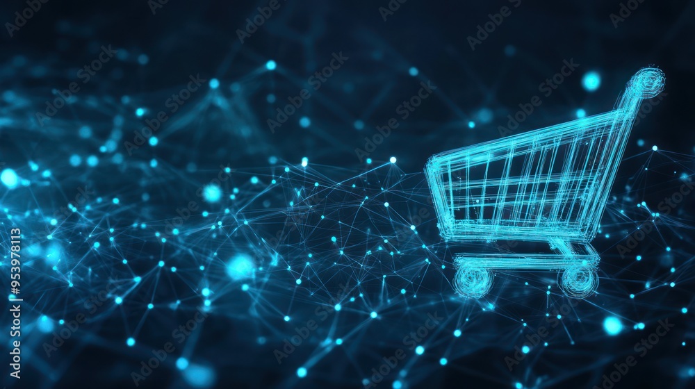 Digital Shopping Cart on Abstract Network Digital Shopping Cart on Abstract Network
