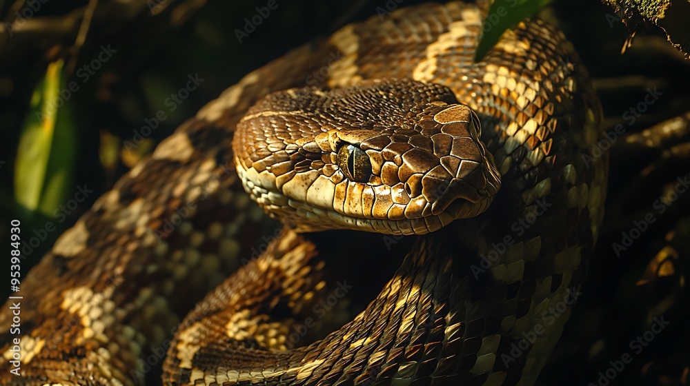 close up of a snake close up of a snake