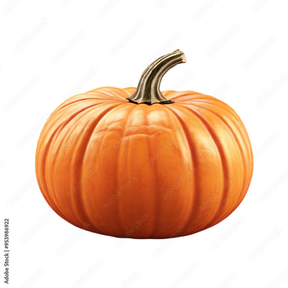 Fresh pumpkin isolated on a transparent background by AI generative. Thanksgiving day Fresh pumpkin isolated on a transparent background by AI generative. Thanksgiving day