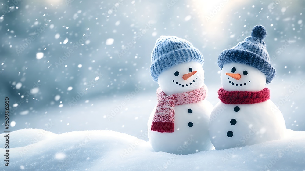 snowman in the snow snowman in the snow