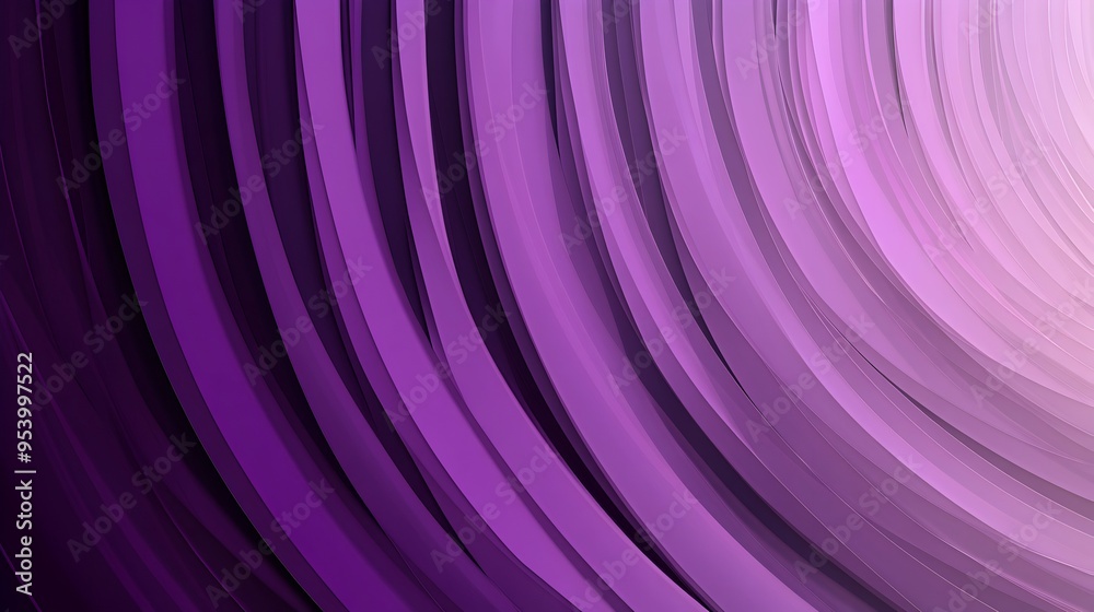 Obraz premium Elegant and Calming Gradient Background with Smooth Transitions Between Shades of Purple Leaving Ample Space for Overlay Text Graphics or Branding Elements