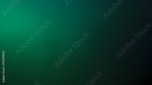 Serene and Sophisticated Gradient Background in Soothing Shades of Dark Green Offering Ample Space for Overlay Text Graphics or Design Elements