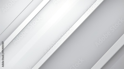 A sleek, modern abstract design featuring diagonal lines and a gradient of light gray tones.