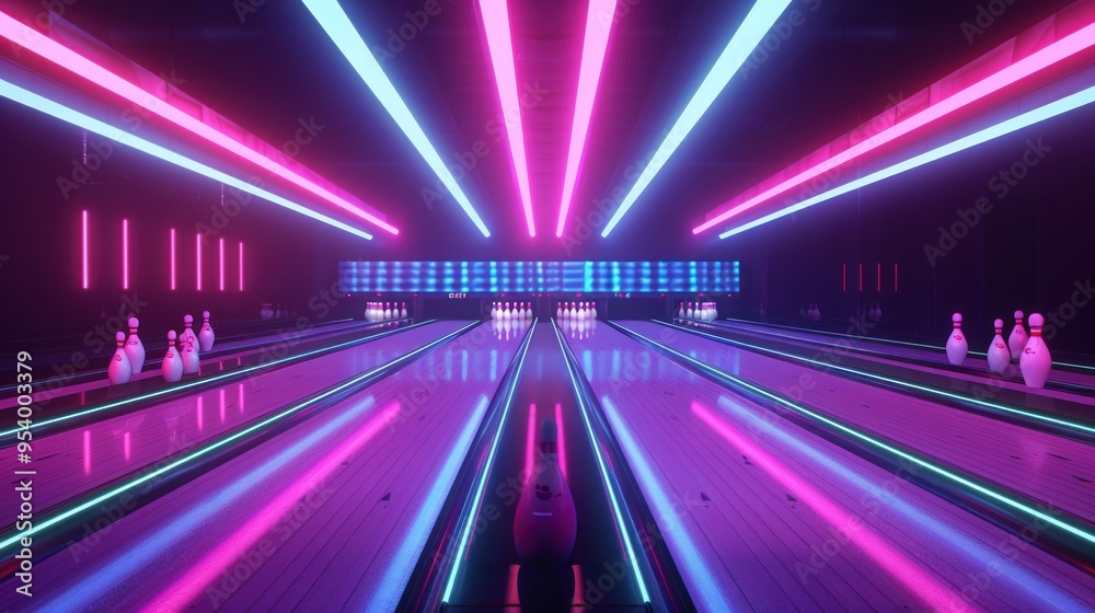 Neon Bowling Alley Neon Bowling Alley