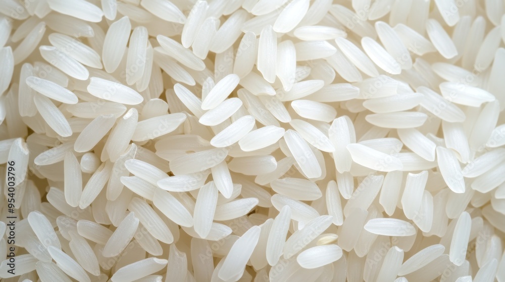 showing white rice grains seen from above showing white rice grains seen from above