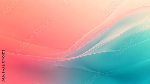 Smooth Gradient Blend of Vibrant Cyan and Vermilion Hues for Captivating Digital Designs   Abstract Background Texture with Seamless Transitional Color Palette for Websites Mobile Apps Banners