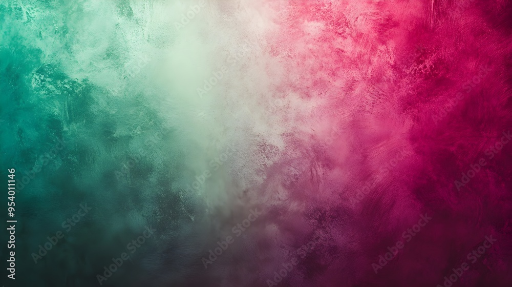 Fototapeta premium Sophisticated Gradient Background with Seamless Transitions between Vibrant Shades of Green and Red Violet Ideal for Overlaying Text Logos or Graphic Elements in Modern Minimalist Designs