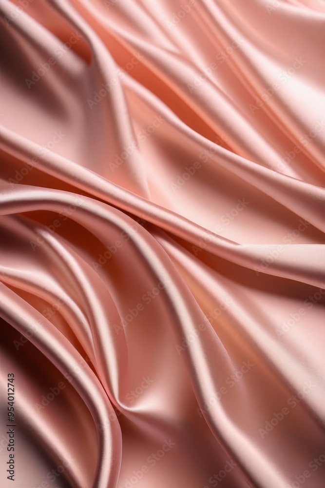Texture background pattern. Pink silk fabric