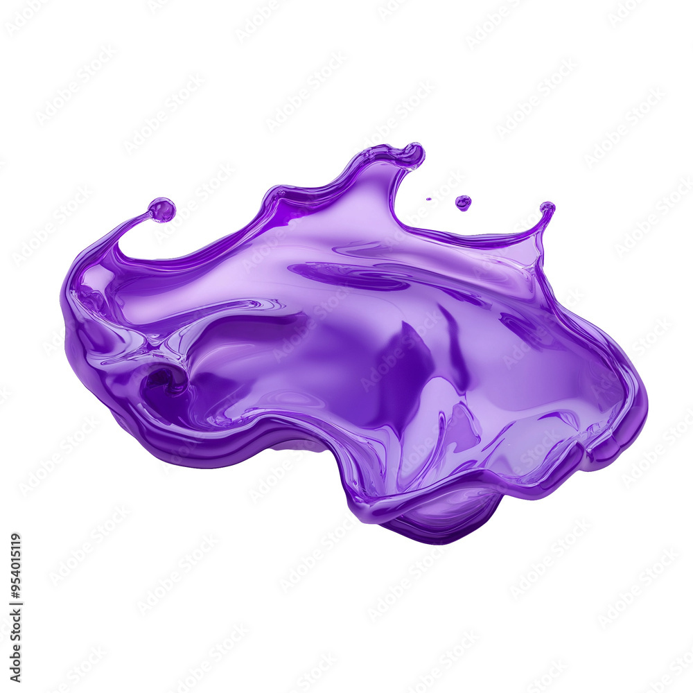 Beautiful Purple Gel Liquid Isolated on Transparent Background Beautiful Purple Gel Liquid Isolated on Transparent Background